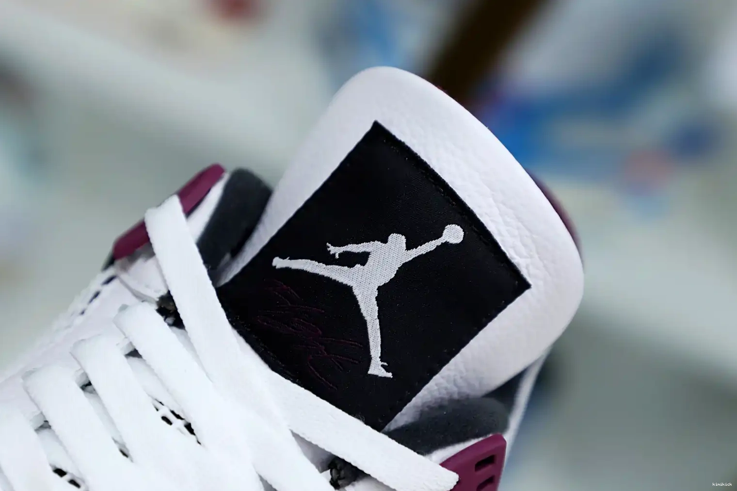 RETRO SAINT-GERMAIN AIR X Kimikick JORDAN JORDAN 4 'BORDEAUX' PARIS AIR 0424